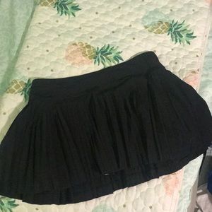 Black Lululemon Tennis skirt